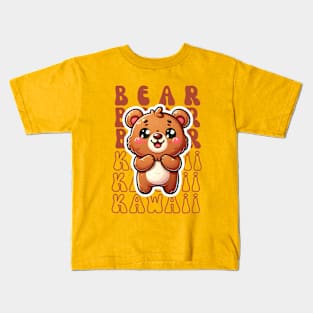 Kawaii Bear Kids T-Shirt